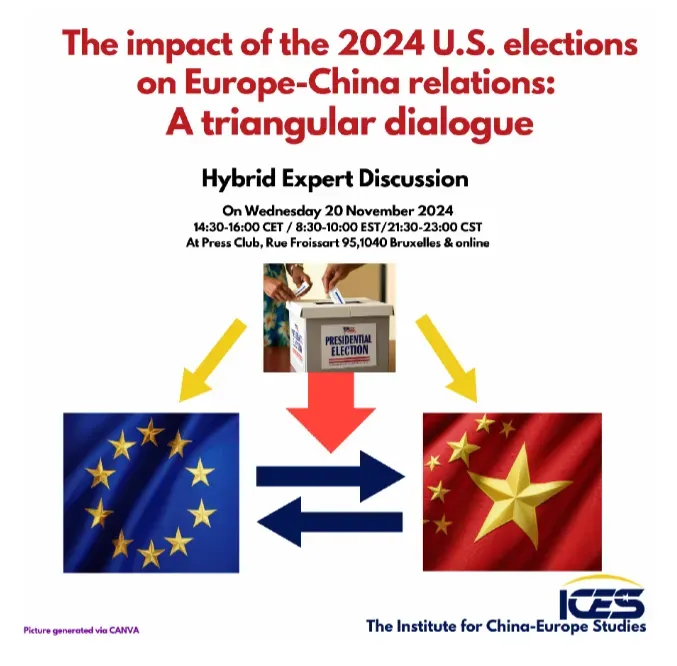Expert Discussion “The Impact of the 2024 U.S. Elections on Europe-China Relations: A Triangular Dialogue”